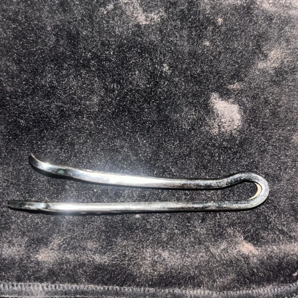 Vintage Silverware Pattern Moneyclip Evening Star by Comminity